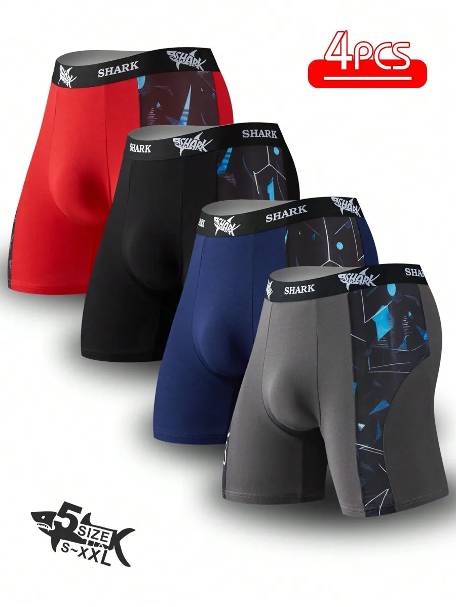 Red Spliced Mesh Boxer Shorts  - Mesh Sport Boxer 评论和价格