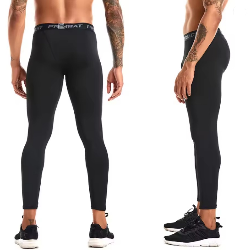 Running Tights Men Shorts Spor - Compression Long Pant 评论和价格