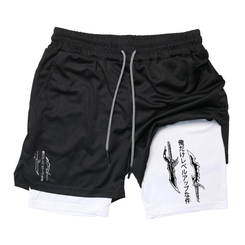 Running Shorts 2-in-1 Workout  - Compression Shorts Athletes 评论和价格