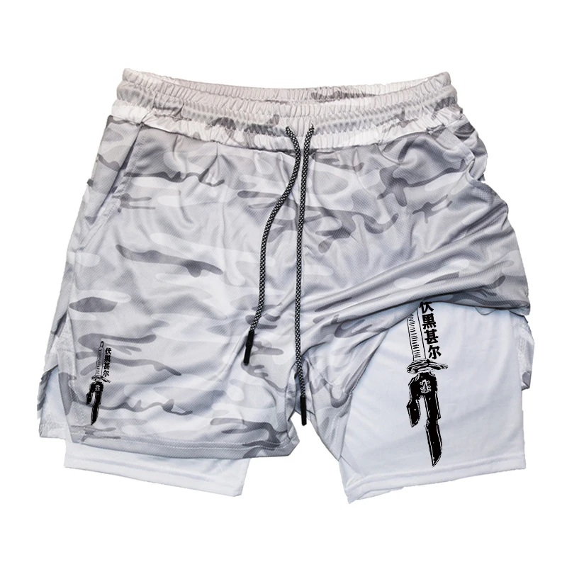 Running Shorts 2-in-1 Workout  - Compression Shorts Athletes 评论和价格