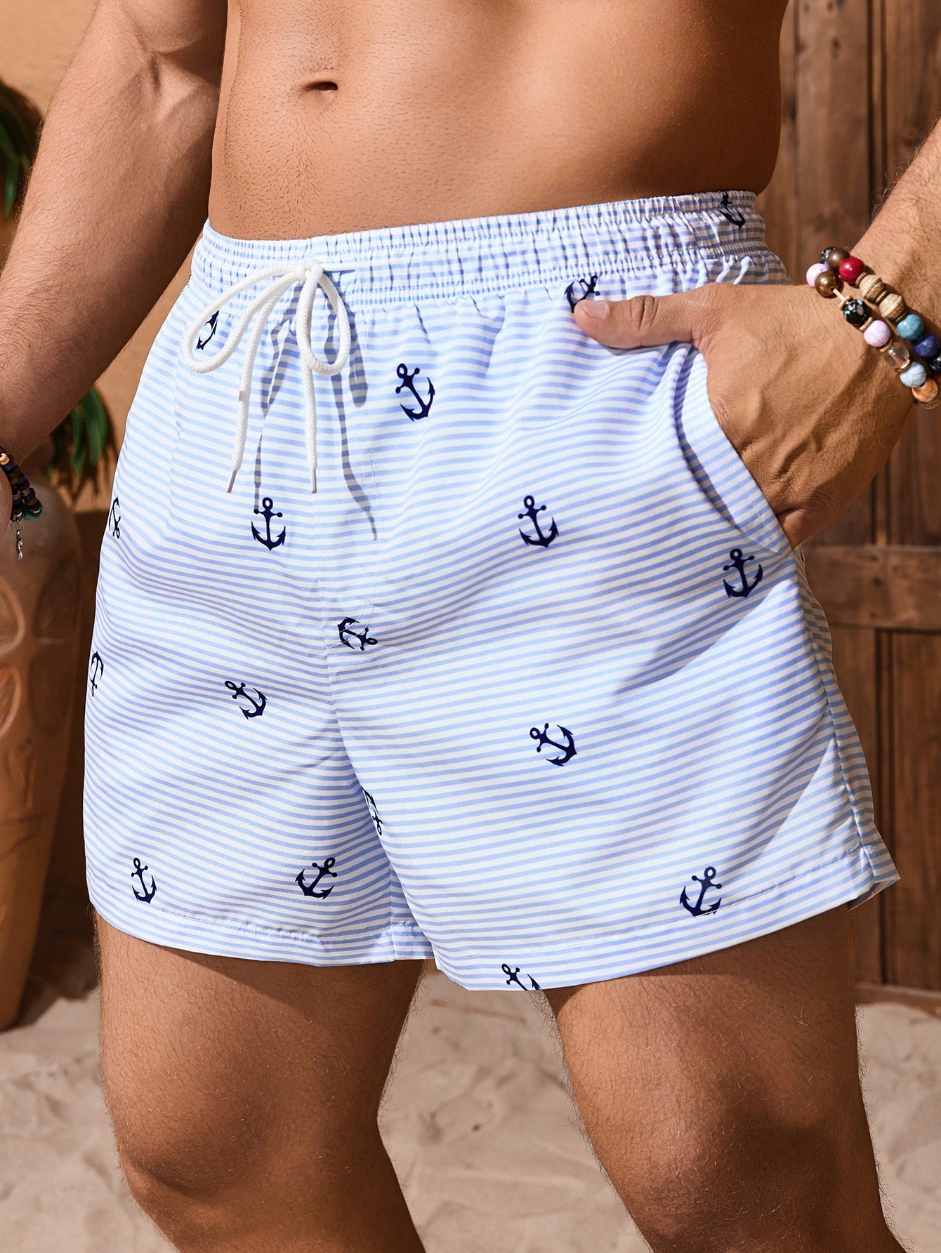 Men's Swimming Trunks Drawstri - Bamboo Fiber Trunk 评论和价格