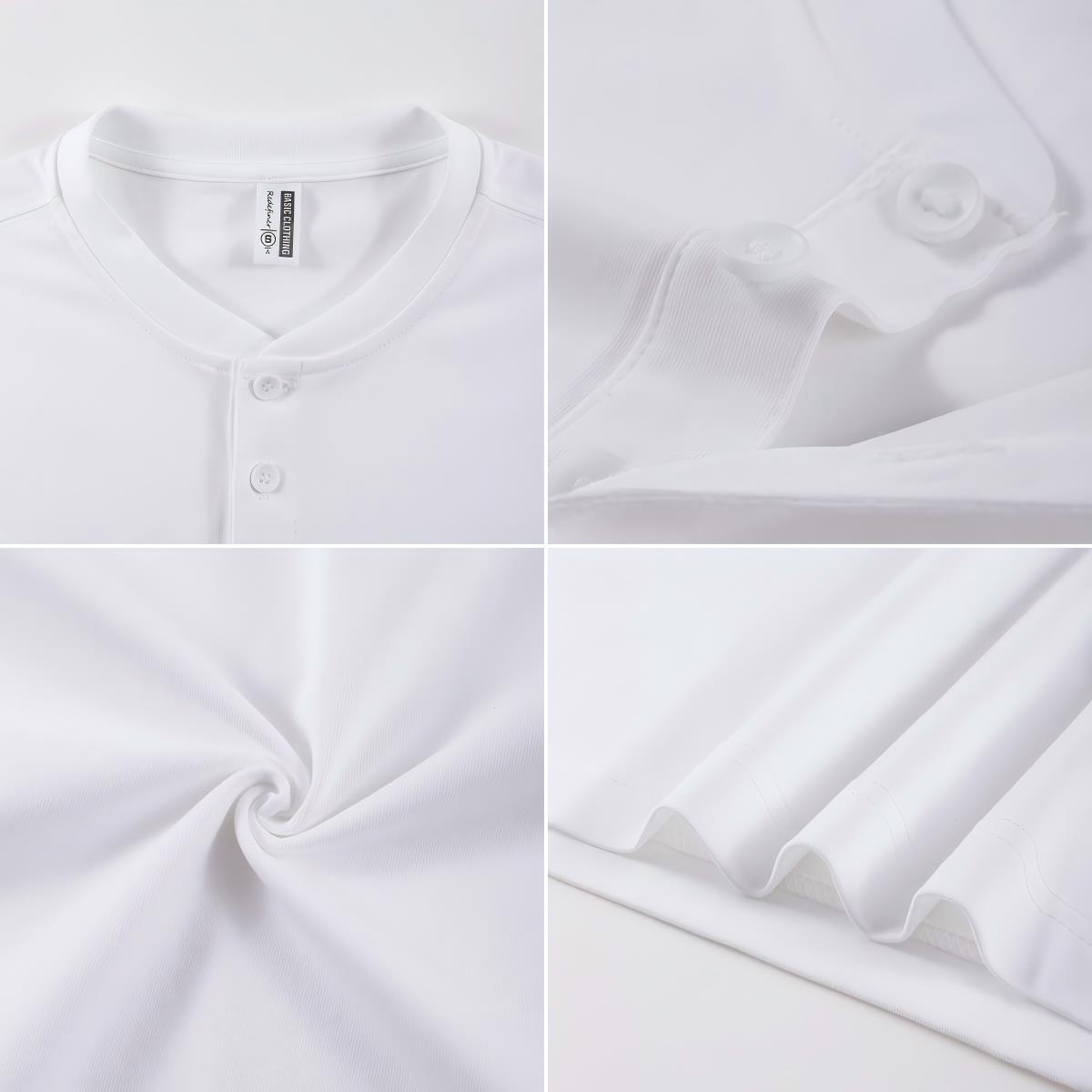 2026 NEW Solid Cotton Henley S - Undershirt Crew Neck 评论和价格