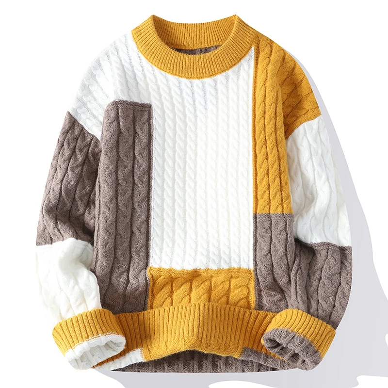Color Block Sweater for Man Ch - Thermal Long John 评论和价格