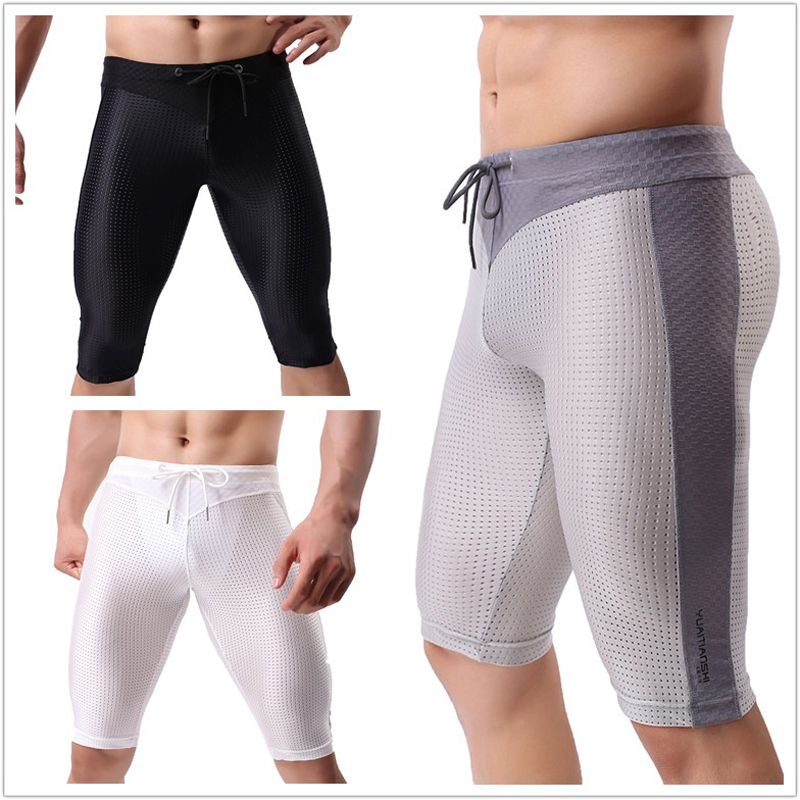 Men's Underwear Sexy Mesh Stit - Mesh Sport Boxer 评论和价格