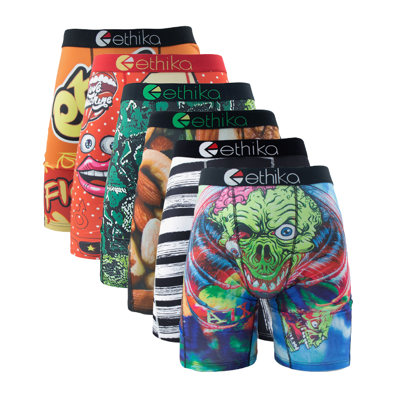 ETHIKA 6Pcs Men Underwear Boxe - Boxer Shorts Modal 评论和价格