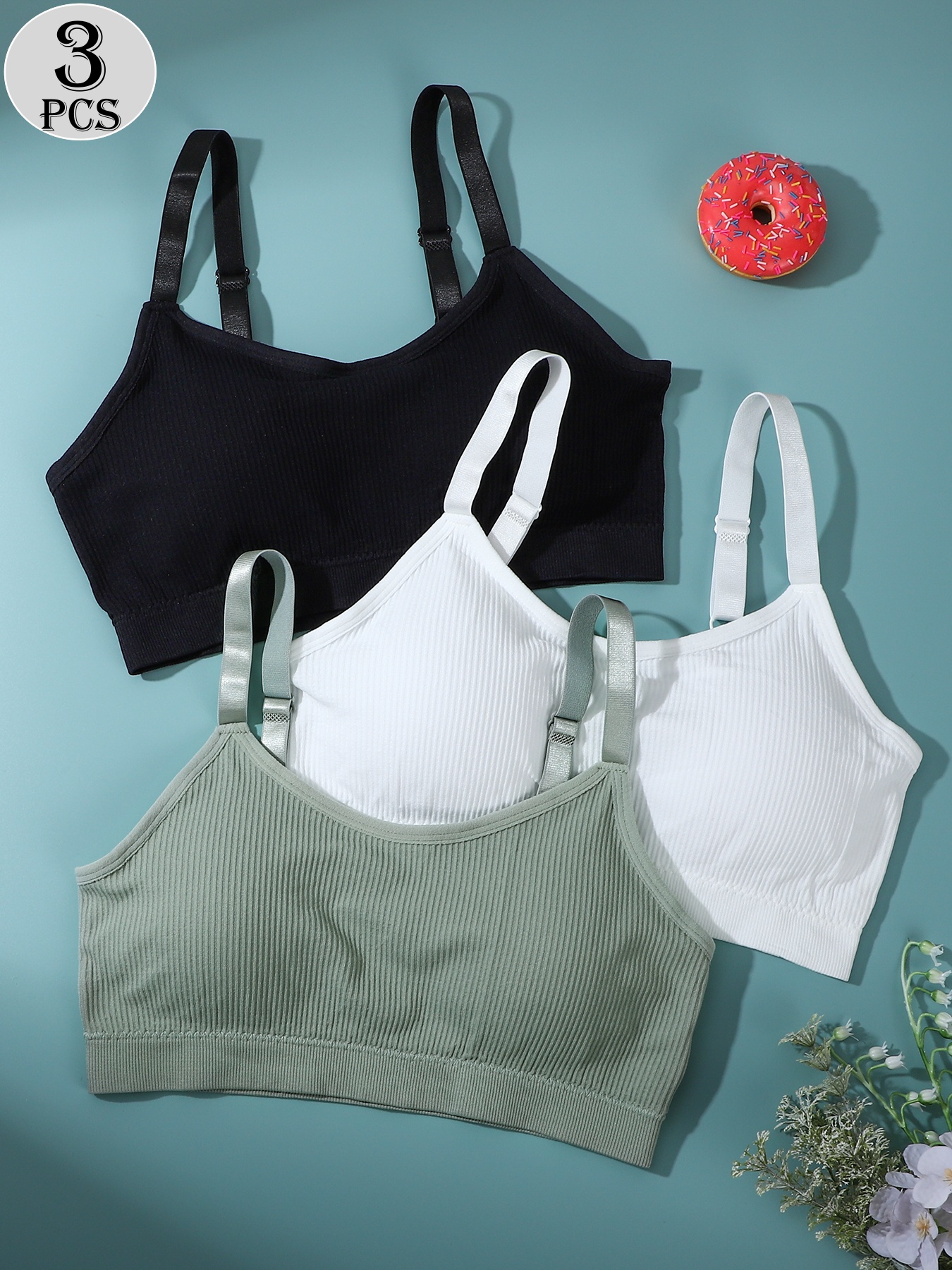 3-Pack - Women's Sports Bra -  - Multi Pack Underwear 评论和价格