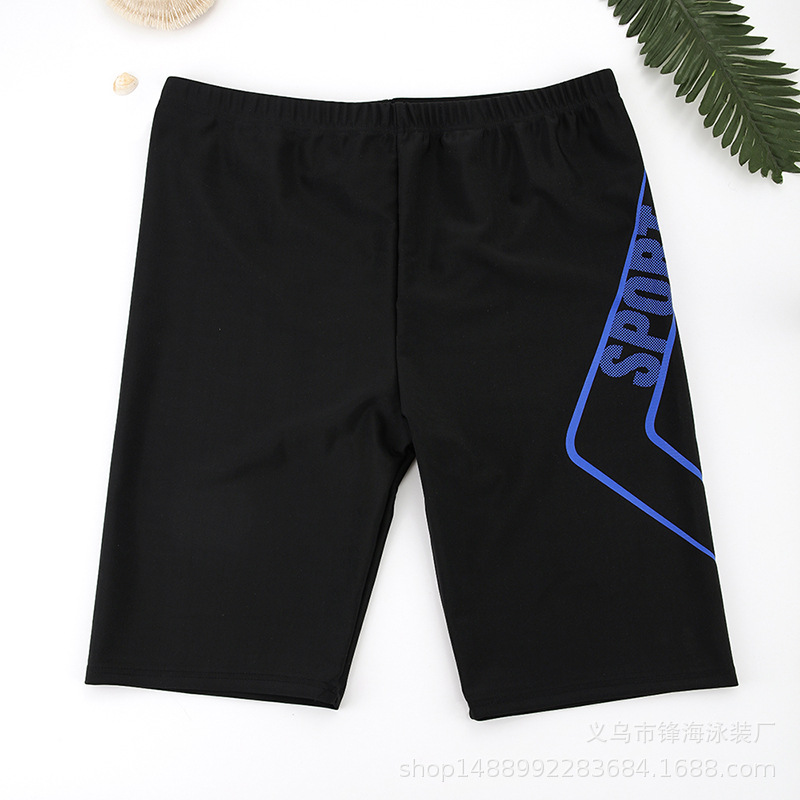 Blue quick-dry swim trunks for - Long Leg Trunk Men 评论和价格