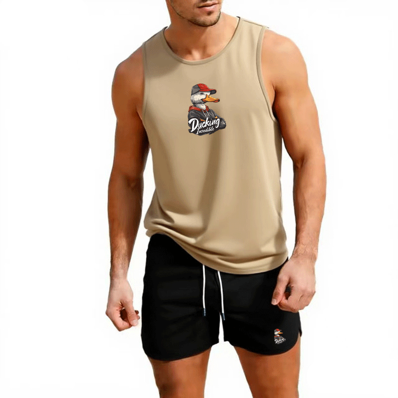 Fitness loose men tank top  sl - Sleeveless Undershirt 评论和价格