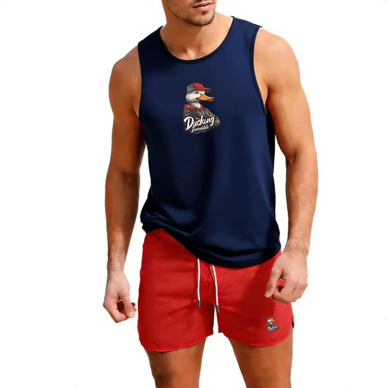 Fitness loose men tank top  sl - Sleeveless Undershirt 评论和价格
