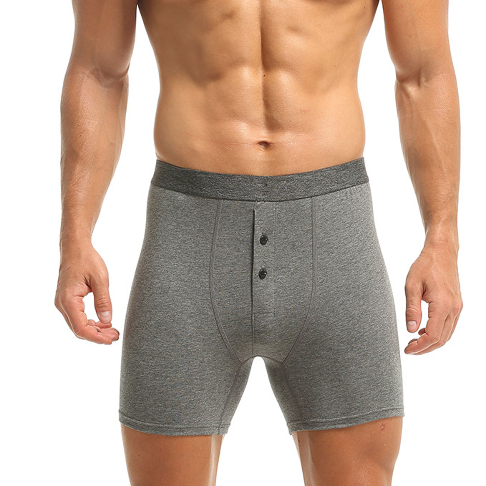 Men Underwear Panties Fabric C - Boxer Brief Pack Cotton 评论和价格