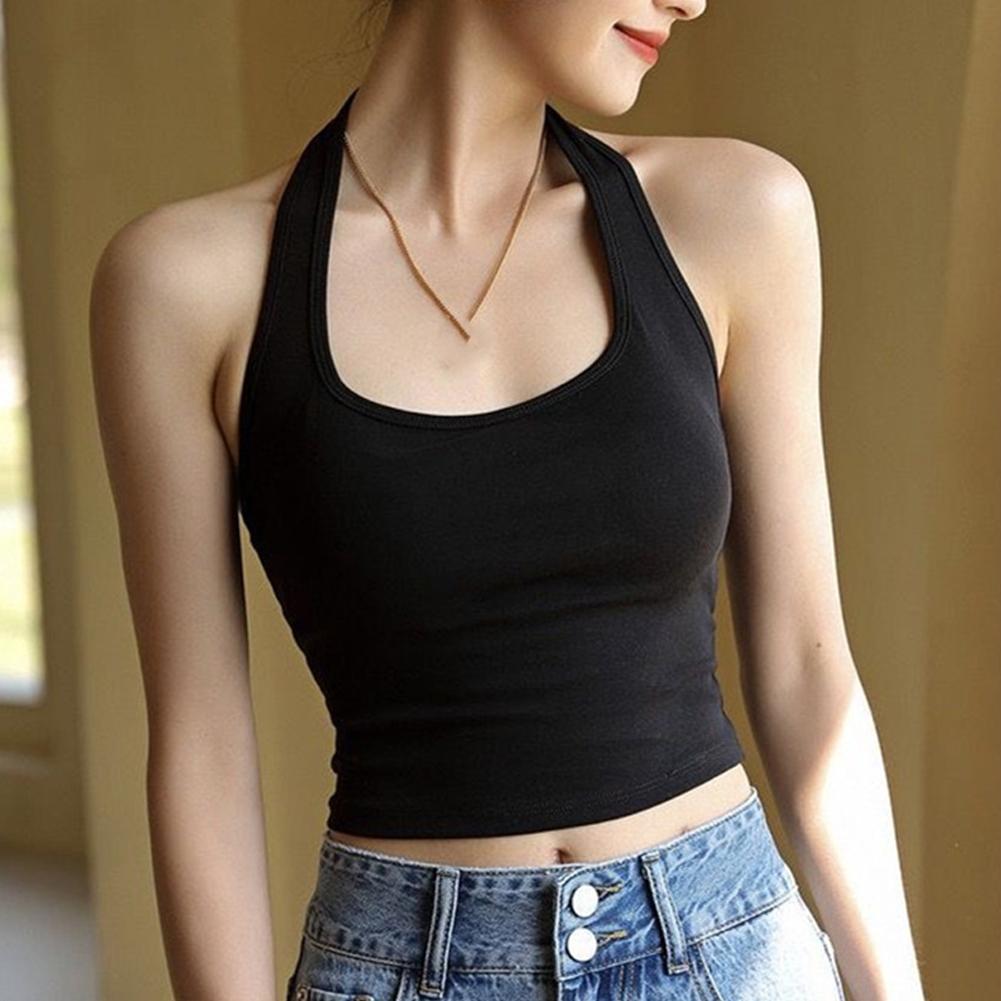 Halter Top Gym Vest Woman Back - Suspender Tank Top 评论和价格