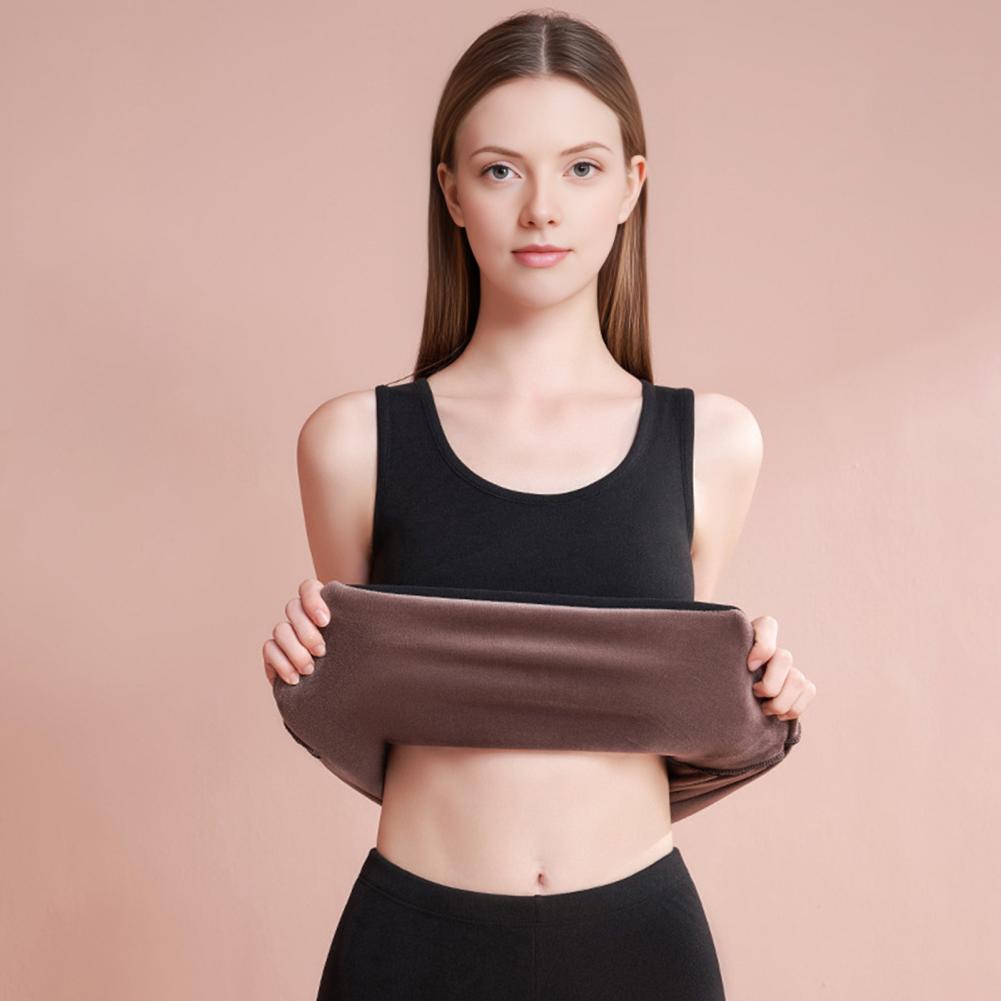 Fleece Lined Women Thermal Tan - Undershirt Crew Neck 评论和价格
