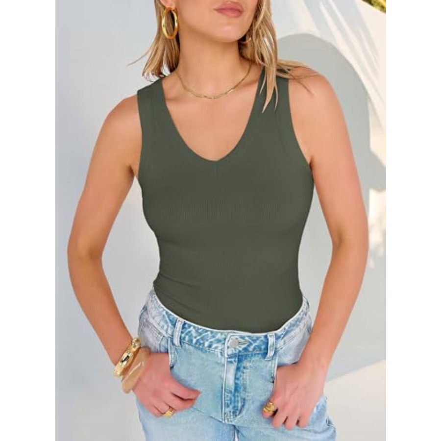 ANRABESS Tank Tops for Women V - Tank Top Ribbed 评论和价格