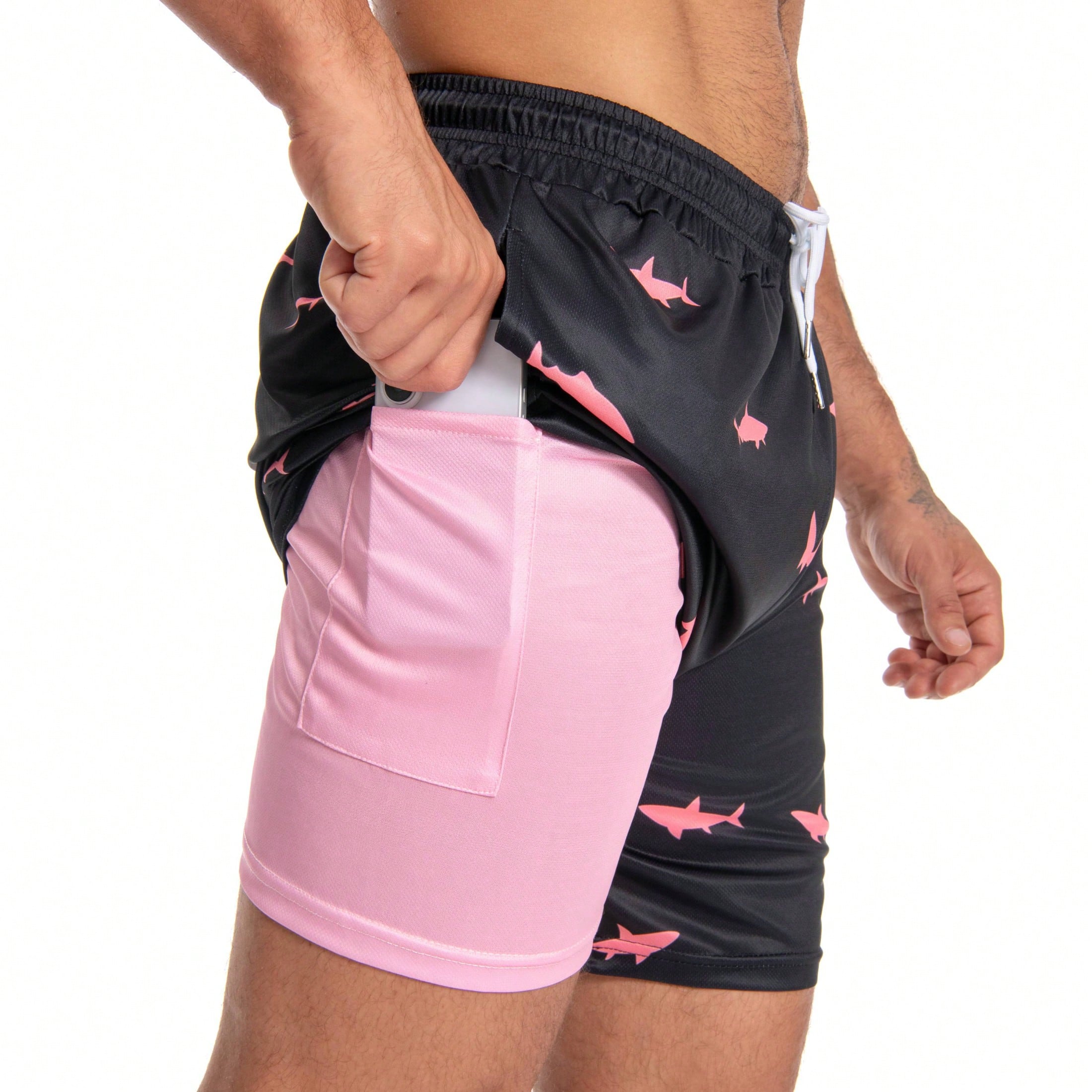 Mens Swim Trunks With Compress - Trunk Breathable Men 评论和价格