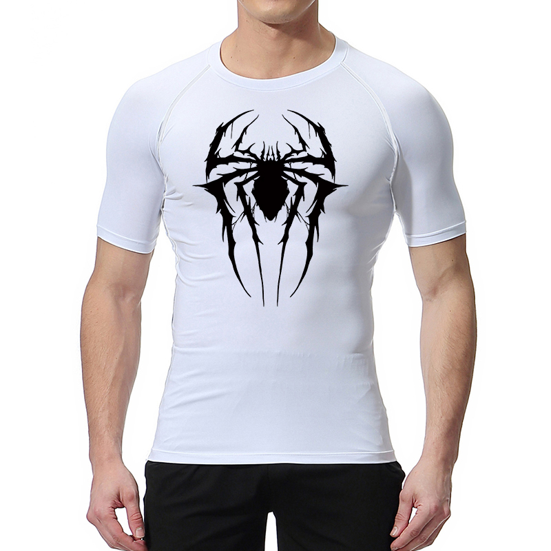 Spider Graphic Compression Shi - Base Layer Top 评论和价格