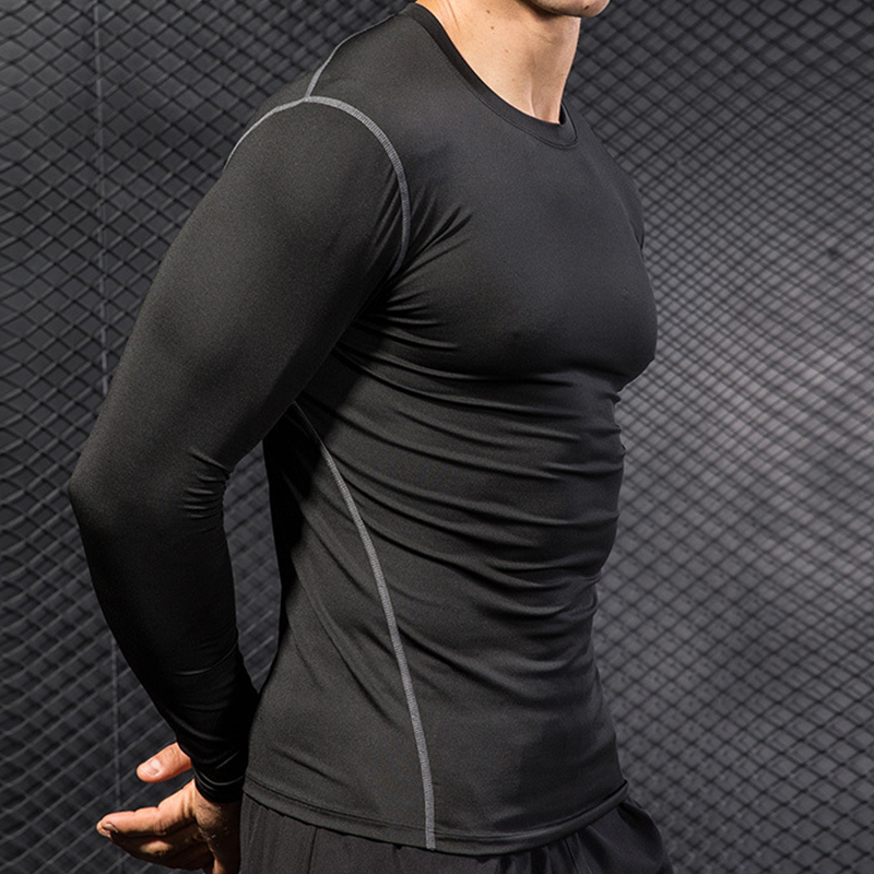 Men's Running Sports Long Slee - Base Layer Top 评论和价格