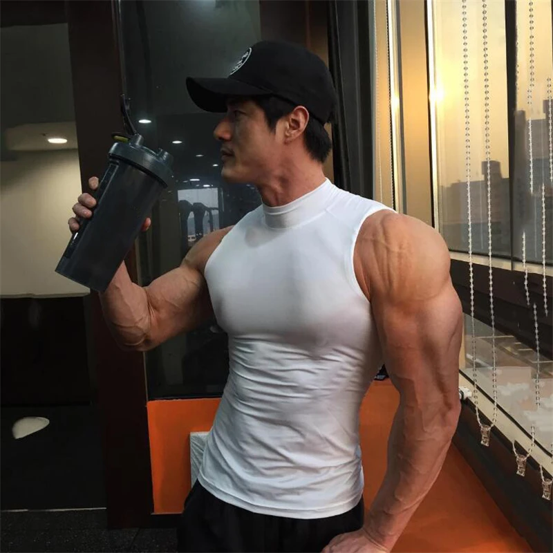 Compression Tight Clothing Gym - Sleeveless Undershirt 评论和价格
