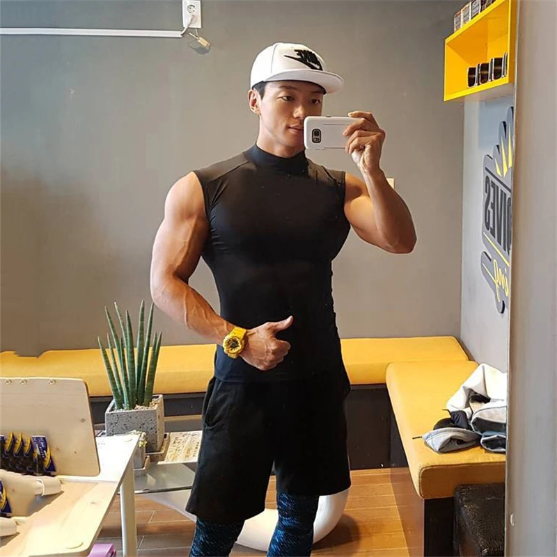 Compression Tight Clothing Gym - Sleeveless Undershirt 评论和价格