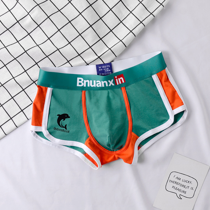 Man Underwear Fashion Youth Co - Boxer Brief Pack Cotton 评论和价格