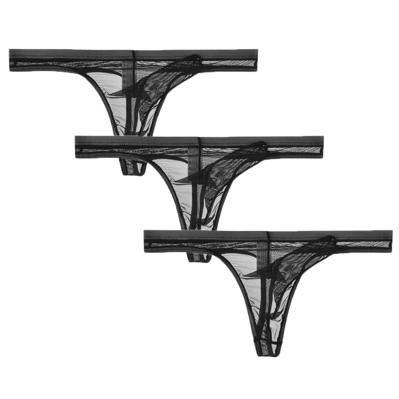 3Pcs/lot Men Underwear T-Back  - Multi Pack Underwear 评论和价格