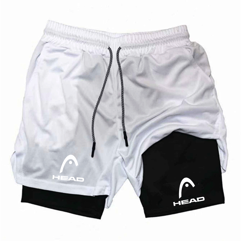 Cross Print 2 in 1 Workout Run - Compression Shorts Athletes 评论和价格