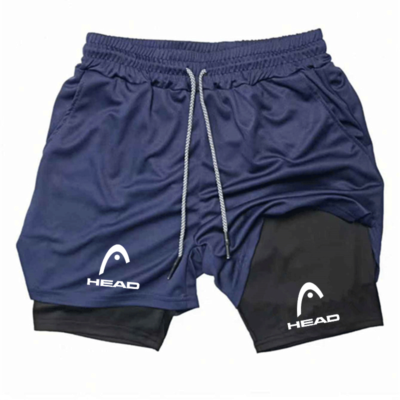 Cross Print 2 in 1 Workout Run - Compression Shorts Athletes 评论和价格