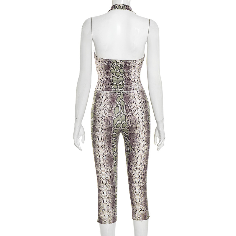 Serpentine Print Women Sexy 2  - Suspender Tank Top 评论和价格