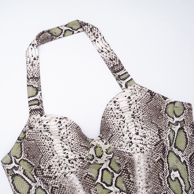 Serpentine Print Women Sexy 2  - Suspender Tank Top 评论和价格