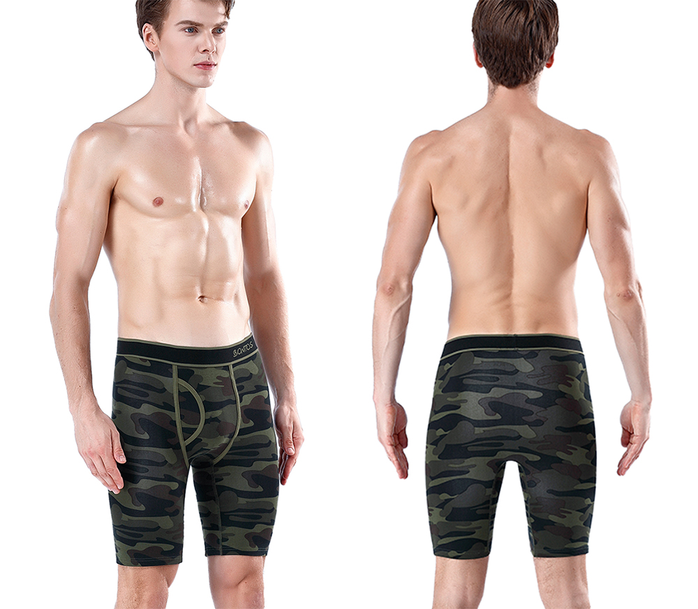 Front Opening Long Men's Panti - Boxer Brief Pack Cotton 评论和价格