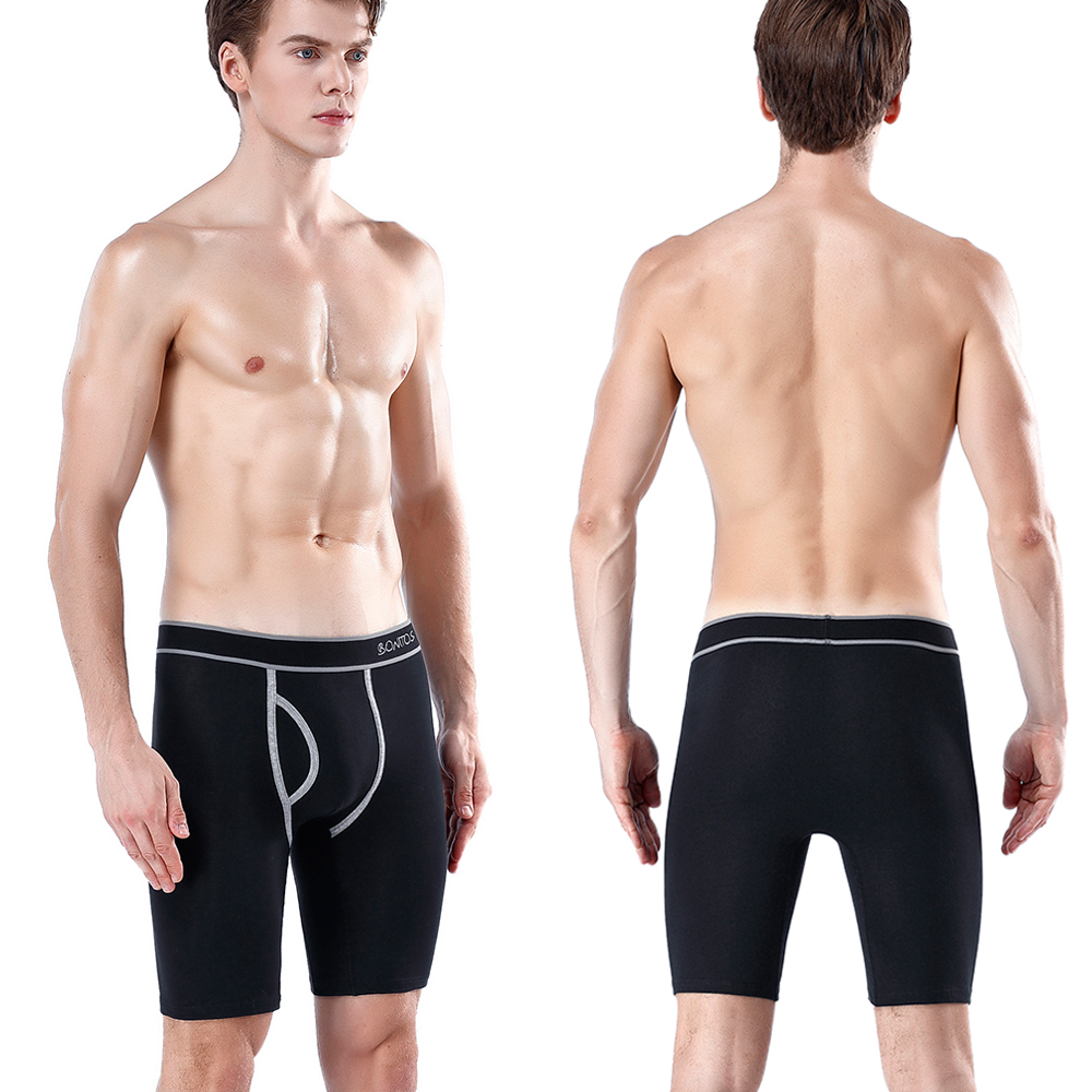 Front Opening Long Men's Panti - Boxer Brief Pack Cotton 评论和价格