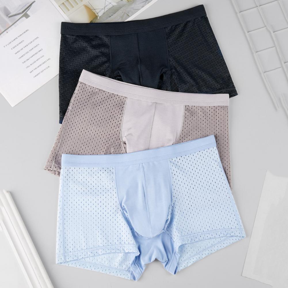 2025 M-3XL Men Boxers Elephant - Mesh Sport Boxer 评论和价格