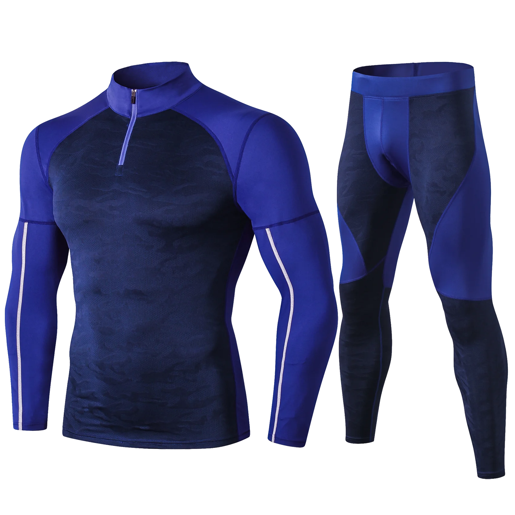Mens Running Set Compression T - T Shirt Tight Fit 评论和价格