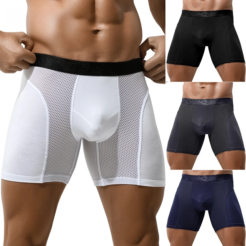 Men’s Total Support Pouch Boxe - Long Leg Trunk Men 评论和价格