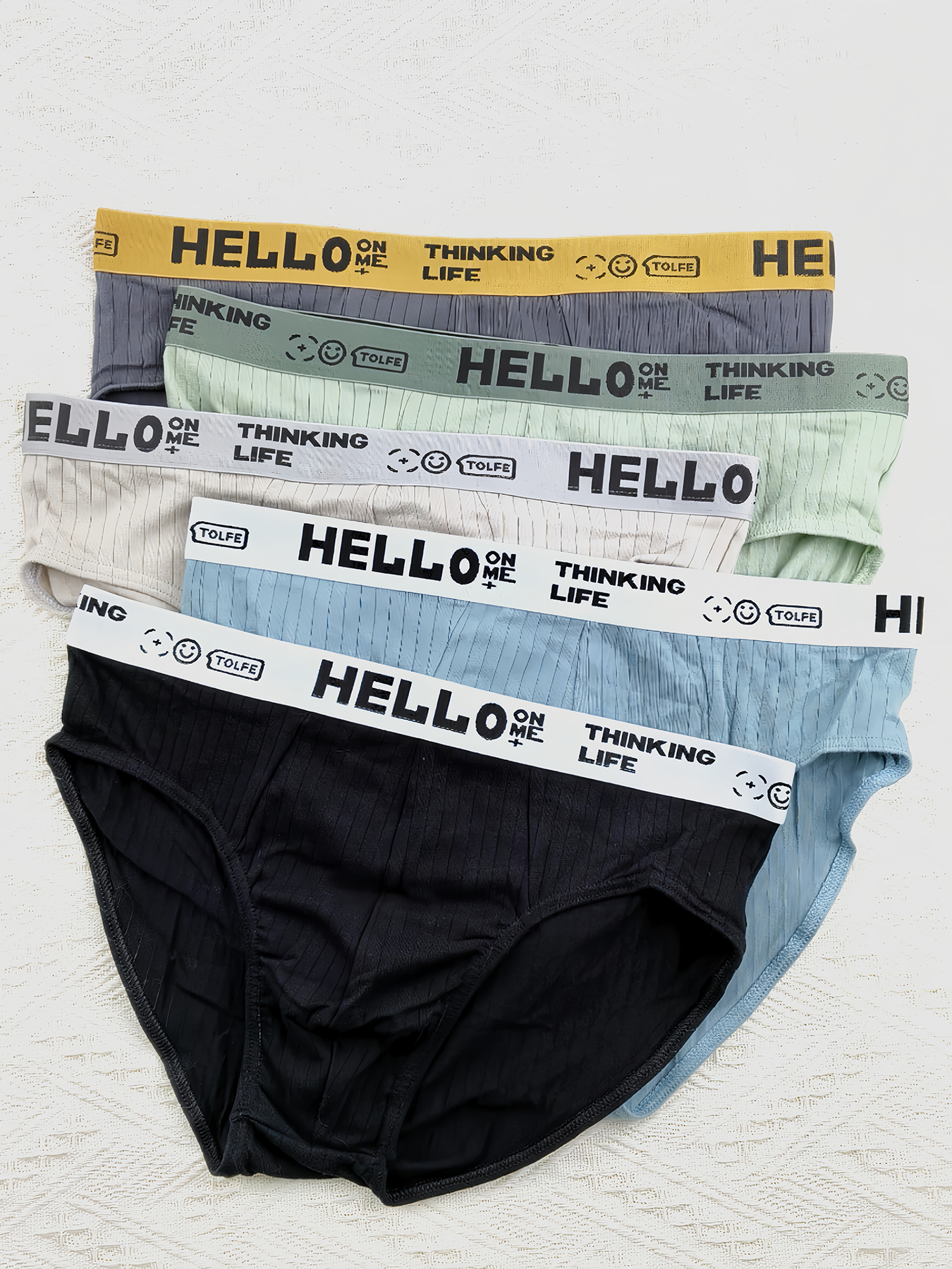 5-Pack Men's Cotton Briefs wit - Multi Pack Underwear 评论和价格