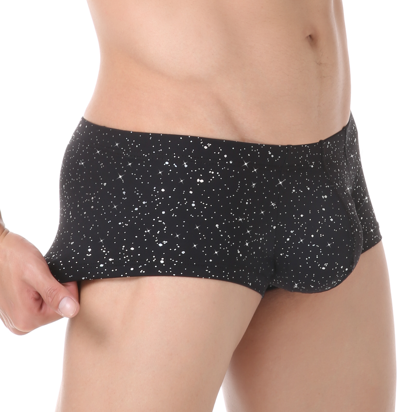 Men Sequin Boxers Shorts Sport - Pouch Boxer Pouch 评论和价格