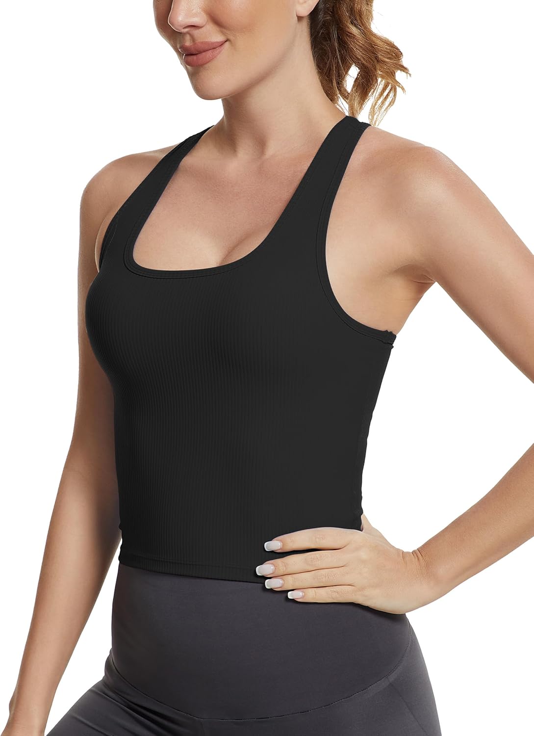 MathCat Ribbed Workout Tank To - Tank Top Ribbed 评论和价格