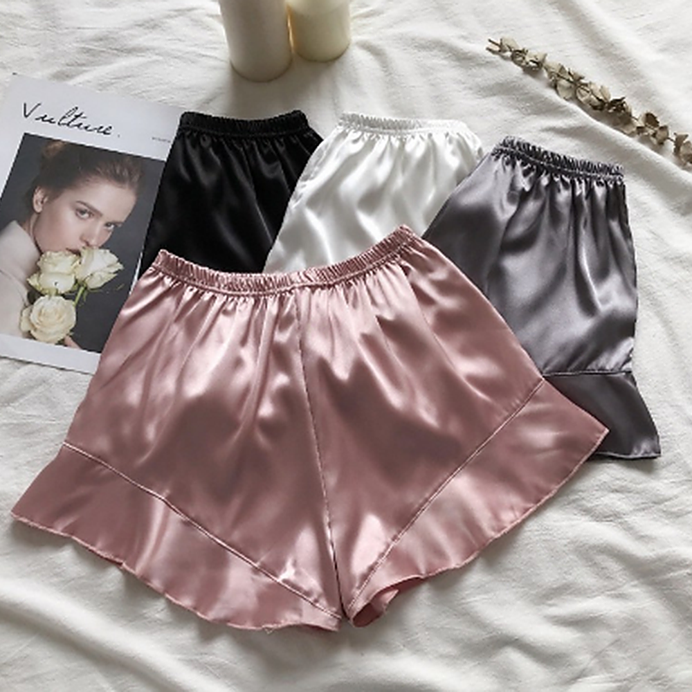 Satin Shorts Women Underwear S - Boxer Brief Pack Cotton 评论和价格
