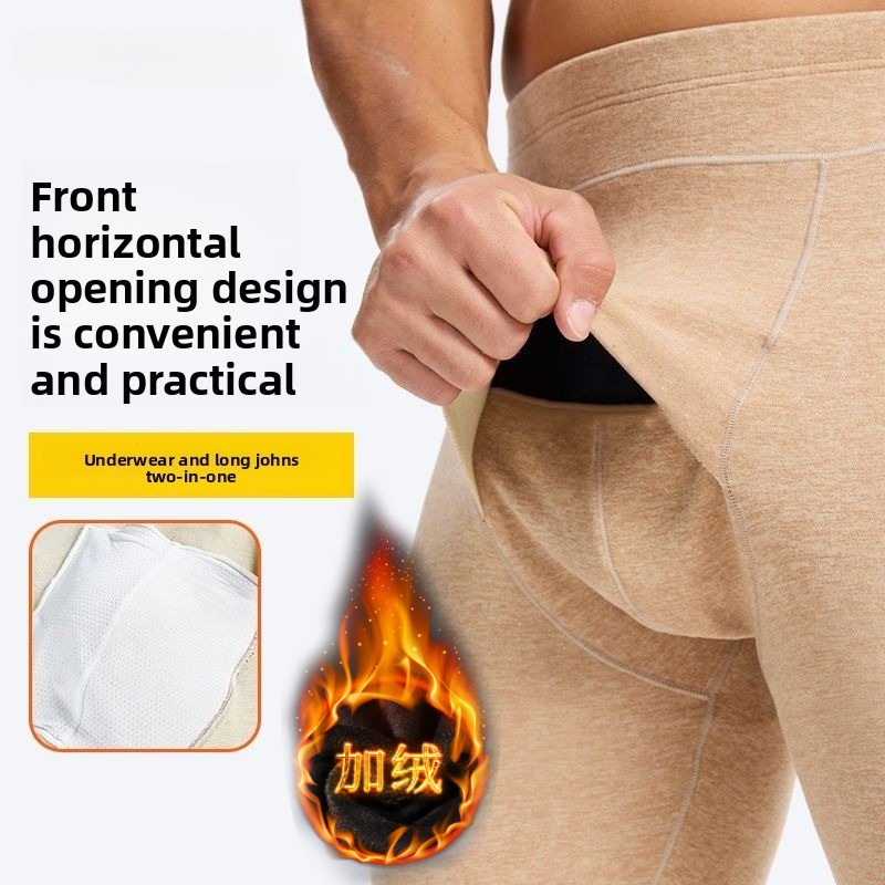 Men Trousers Thermal Pants Dou - Thermal Long John 评论和价格