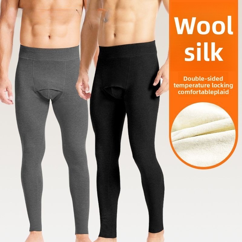 Men Trousers Thermal Pants Dou - Thermal Long John 评论和价格