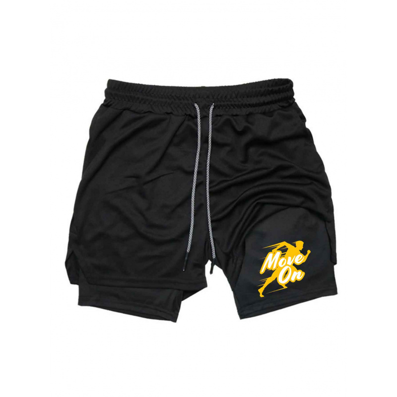 Summer Breathable Two-in-one D - Compression Shorts Athletes 评论和价格