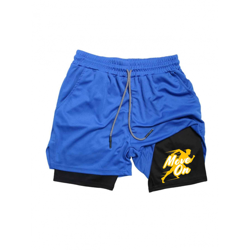 Summer Breathable Two-in-one D - Compression Shorts Athletes 评论和价格